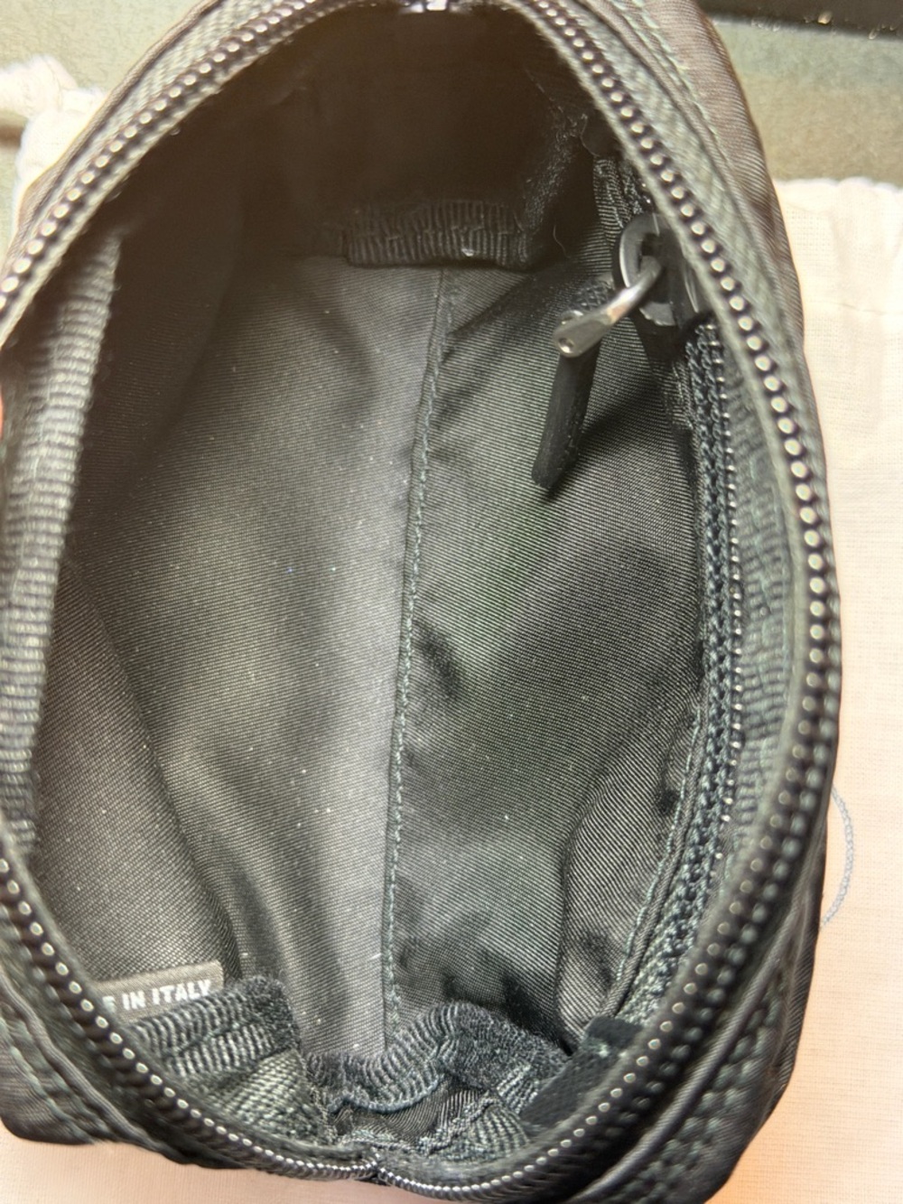 Prada Micro Black Nylon Pouch - Picture 12 of 16